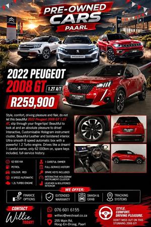 2022 Peugeot 2008 GT