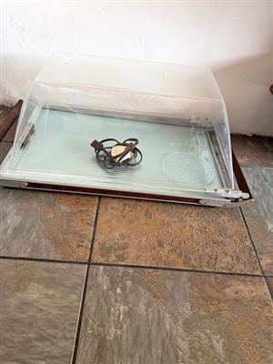 Vintage Salton hot tray with dome lid