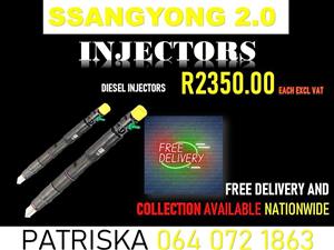 SSANGYONG DIESEL INJECTORS FOR SALE OR TO RECON YOUR OWN