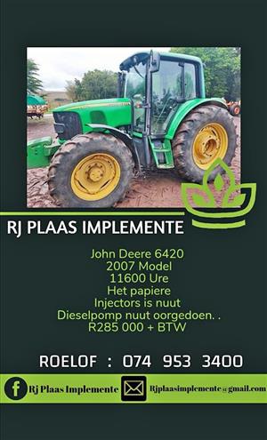 John deere 6420