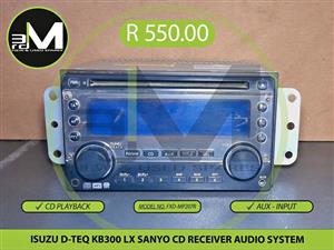 ISUZU D-TEQ KB300 LX SANYO CD RECEIVER AUDIO SYSTEM