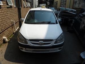 Hyundai Getz  1.4 Petrol Manual G4EE White -2009 SPARESBOYZ STRIPPING FOR SPARES