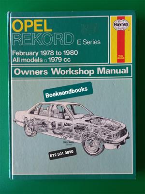 Opel Rekord - John S Mead - Haynes Manual - Owners Workshop Manual.