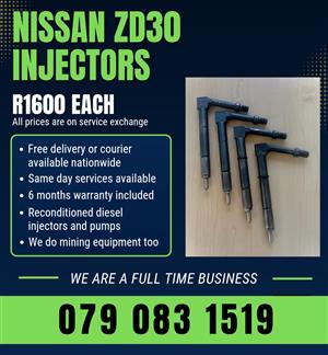 NISSAN ZD30 INJECTORS FOR SALE WITH WARRANTY INCLUDED 