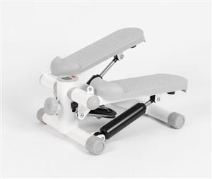 Elliptical Pedal Electric Resistance Stepper – Grey and White