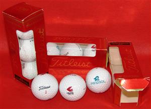 Golf Balls - Titleist Grinaker Precast / Pandrol - Promotional x 13
