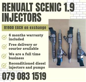 RENUALT SCENIC 1.9 INJECTORS FOR SALE 
