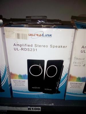 ULTRA-LINK AMPLIFIED STEREO SPEAKRS