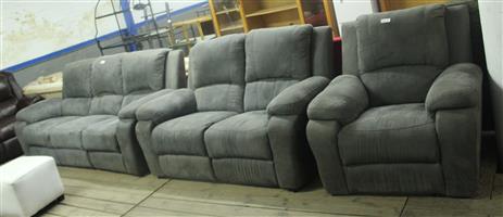 GREY 3 PIECE LOUNGE