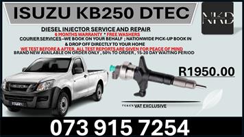 Isuzu KB250 Dtec Diesel Injectors 