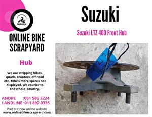 Suzuki LTZ 400 hub. Meyerton bike Scrapyard new and secondhand spares and accessories. We stripping