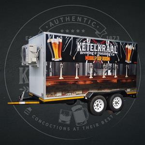 Mobile Tap Room To Rent.