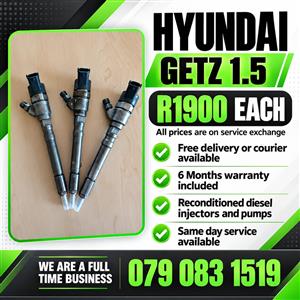 HYUNDAI GETZ 1.5 INJECTORS FOR SALE WITH WARRANTY 