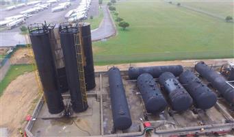 One Million Litre Liquid Storage Facility for sale in Vaalpark industrial area