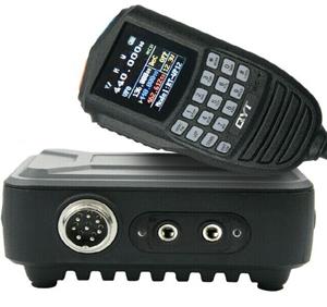 QYT KT-9900 4X4 DUAL BAND MOBILE RADIO WITH FULL FUNCTION REMOTE DISPLAY MIC AND