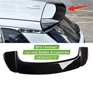 Toyota corolla cross gloss black roof spoiler