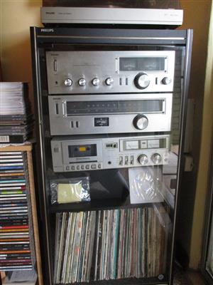 1980's Philips HiFi and cabinet