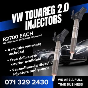 VW TOUAREG 2.0 INJECTORS FOR SALE WITH WARRANTY 