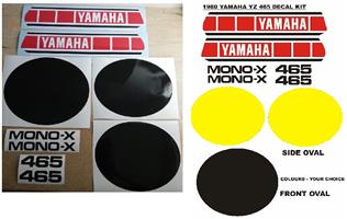 1980 Yamaha YZ 465 decals graphics, vinyl stickers kits.