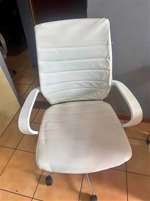 Various white Office chairs
