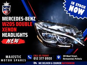 Mercedes-Benz W205 Double Xenon Headlights for Sale – New