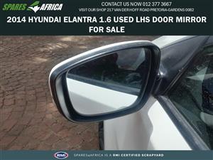 2014 HYUNDAI ELANTRA USED LHS (LEFT) DOOR MIRROR