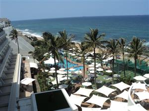 Umhlanga Sands a 4* hotel an excellent resort right on the beach