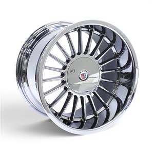 17″ CW-7674 Alpine 4/100 & 5/100 Smoked Chrome Alloy Wheels