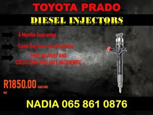 TOYOTA PRADO DIESEL INJECTORS FOR SALE FULLY TESTED