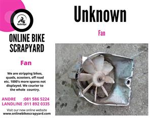 Fan. Online bike Scrapyard new and secondhand spares and accessories and workshop. We stripping bike