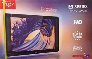 24" HD LED TV, New with warranty and FREE DELIVERY