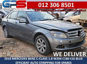 MERCEDES BENZ C-CLASS 1.8 W204 C180 CGI BLUE EFFICIENT AUTO 2010 STRIPPING 