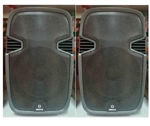 Omega 15" Passive Speakers x2, New with FREE DELIVERY
