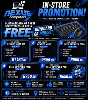 Desktop Computers at a very low cost