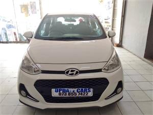 2018 HYUNDAI I10 GRAND 1.0 HATCHBACK MANUAL TRANSMISSION 85,000KM WHITE COLOUR/PETROL ENGINE/C