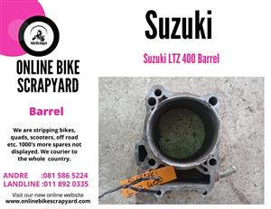 Suzuki LTZ 400 barrel