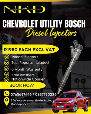 Chevrolet Utilty Bosch Diesel Injectors for sale
