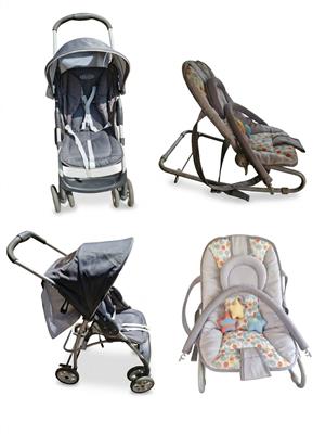 Graco Pram and rocker seat