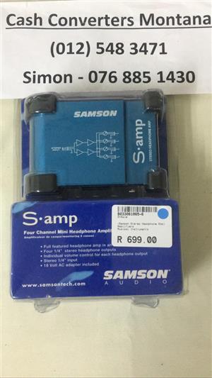 Headphone Amplifier Samson S Amp 4 Channel - B033061965-6