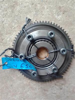 Suzuki SV 650 starter clutch. Meyerton bike scrapyard new and secondhand spares.