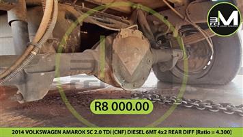 2014 VOLKSWAGEN AMAROK SC 2.0 TDi (CNF) DIESEL 6MT 4x2 REAR DIFF [Ratio = 4.300