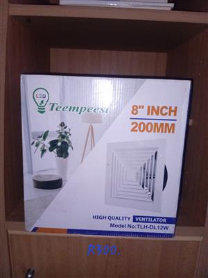 Teempeest 8" inch 200mm high quality ventilator.