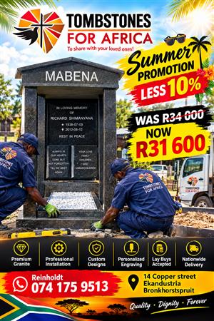 Tombstones for Africa Summer