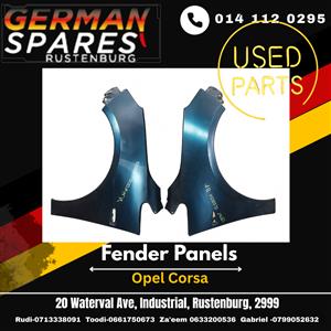 Opel Corsa right and left fenders-used