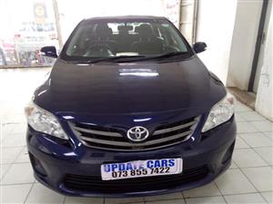 2011 TOYOTA COROLLA 1.3 PROFESSIONAL MANUAL PETROL NAVY BLUE 85000KM SPARE KEY 