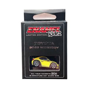 Toyota GT-86 Widebody Yellow - Die-Cast Enamel Keychain