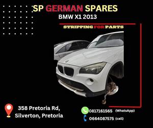 BMW X1 2013 STRIPPING FOR PARTS ON SALE CALL: or WHATSAPP:08171615