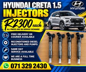 HYUNDAI CRETA 1.5 INJECTORS FOR SALE WITH WARRANTY 