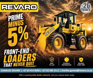 Revaro T-REX Front-End Loaders - Prime Minus 5%
