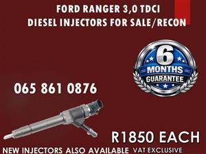 FORD RANGER 3.0 TDCI DIESEL INJECTORS FOR SALE NATIONWIDE